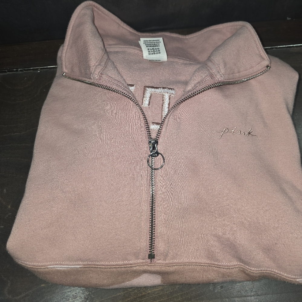 Victoria's Secret Pink Half-Zip Sweater